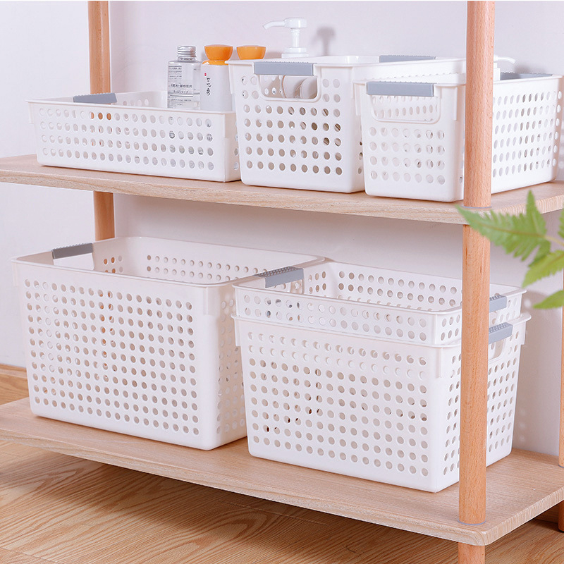 Storage Basket Multi-Purpose Storage Box with handle Home Organizer ...
