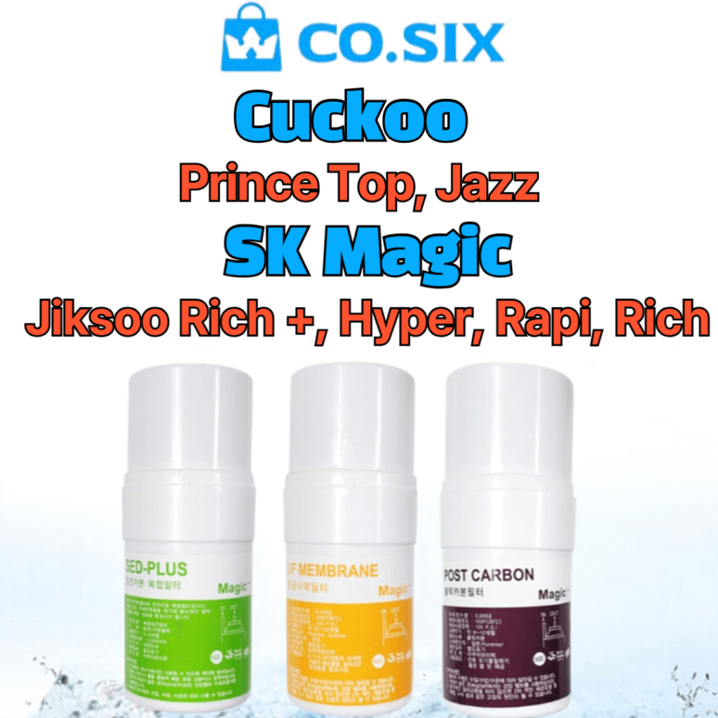 CO.SIX Water Filter Compatible SK Magic JIKSOO RICH, HYPER, RAPI ...