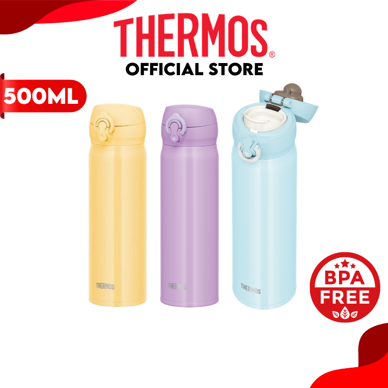 Thermos® JNL-506/505 Stainless Steel Vacuum Insulated 0.5L One-Push Bottle