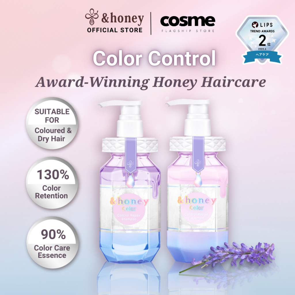 2PCS BUNDLE] &honey Color Control Repair [Shampoo 440ml/Treatment