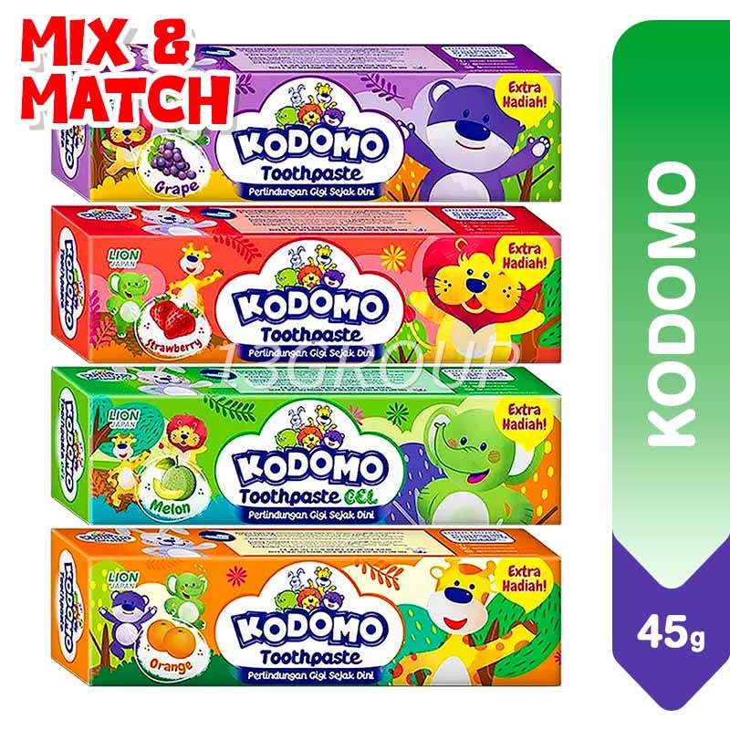 Kodomo Kids Toothpaste / Gentle Effective Oral Care Children, 45g ...