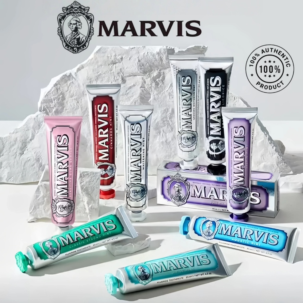 MARVIS | 💯 Authentic Assorted Toothpaste-Jasmine,Smokers Whitening Mint ...