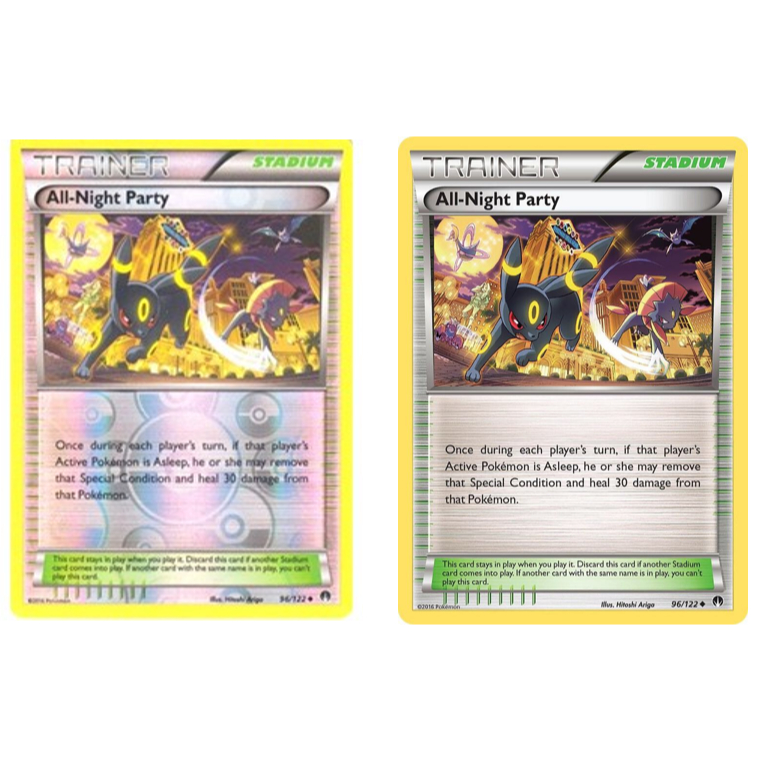 English Pokemon Card All-Night Party - 96/122 - Uncommon Reverse