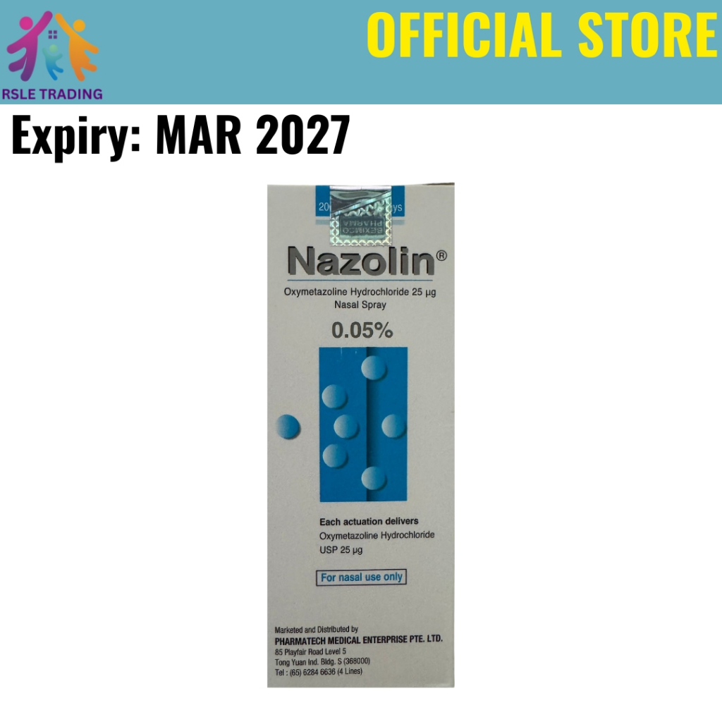Nazolin 0.05% Nasal Spray | Fast Relief for Blocked Nose Nasal ...
