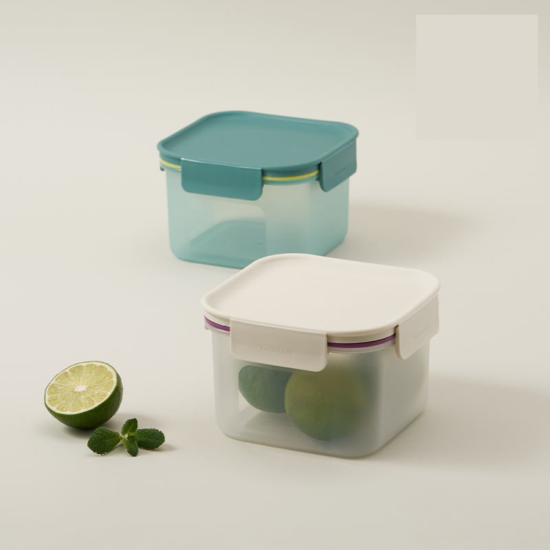 LocknLock Fresh Protect Square 1.25L Stackable Food Storage Container ...