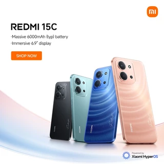 XIAOMI Redmi 15C 4G Smartphone 4+128 GB – Batteria 6000 MAh, Ricarica 33W, Display 120 Hz, Processore Helio G81-Ultra (Arancione)