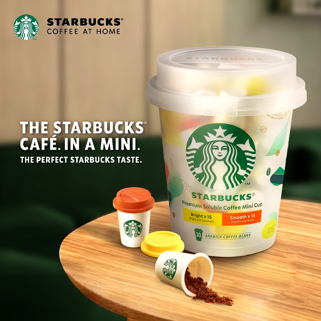 Starbucks Premium Soluble Coffee Mini Cup (30 x 2g) - Limited Time
