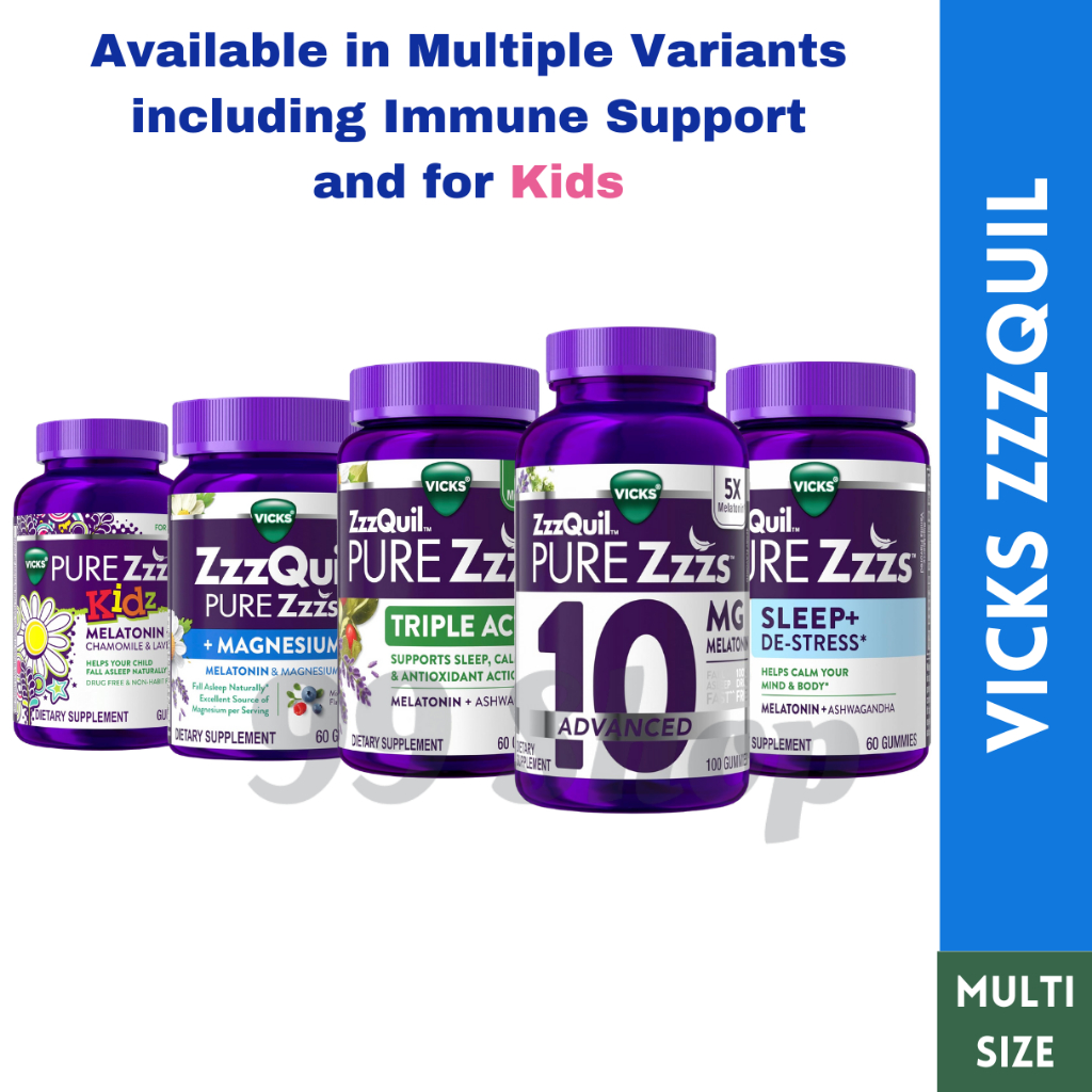 [CLEARANCE] Vicks Pure Zzz Sleep De-Stress, Muscle Relaxation ...