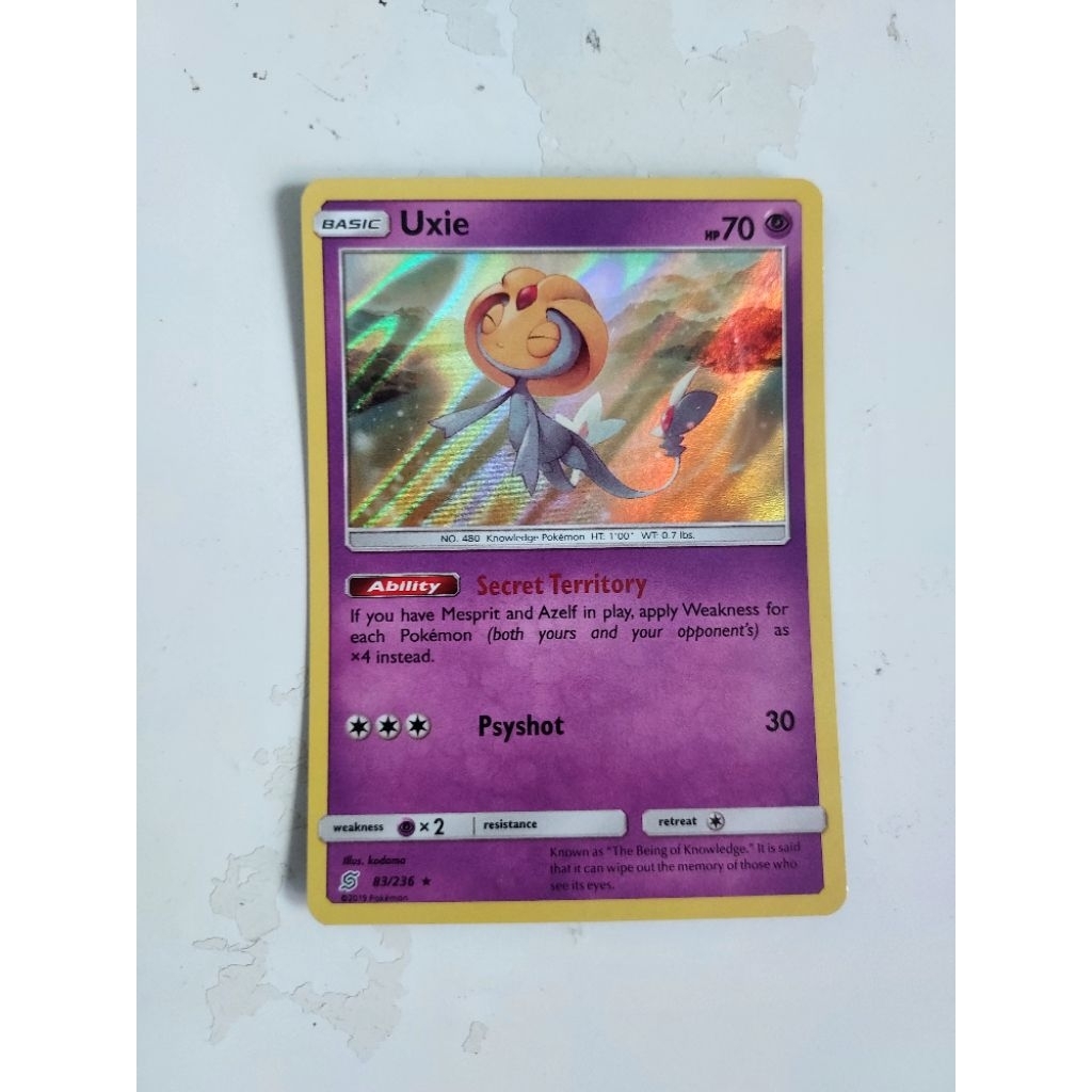Pokemon uxie holo unified minds card | Shopee Singapore
