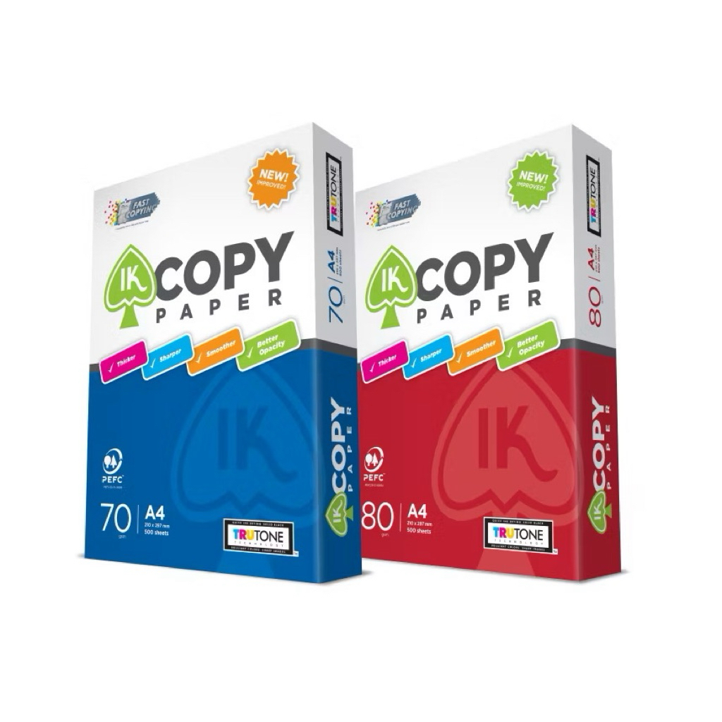 IK Copy Copier Paper A4 70gsm /A4 80 gsm (500 Sheets ) | Shopee Singapore