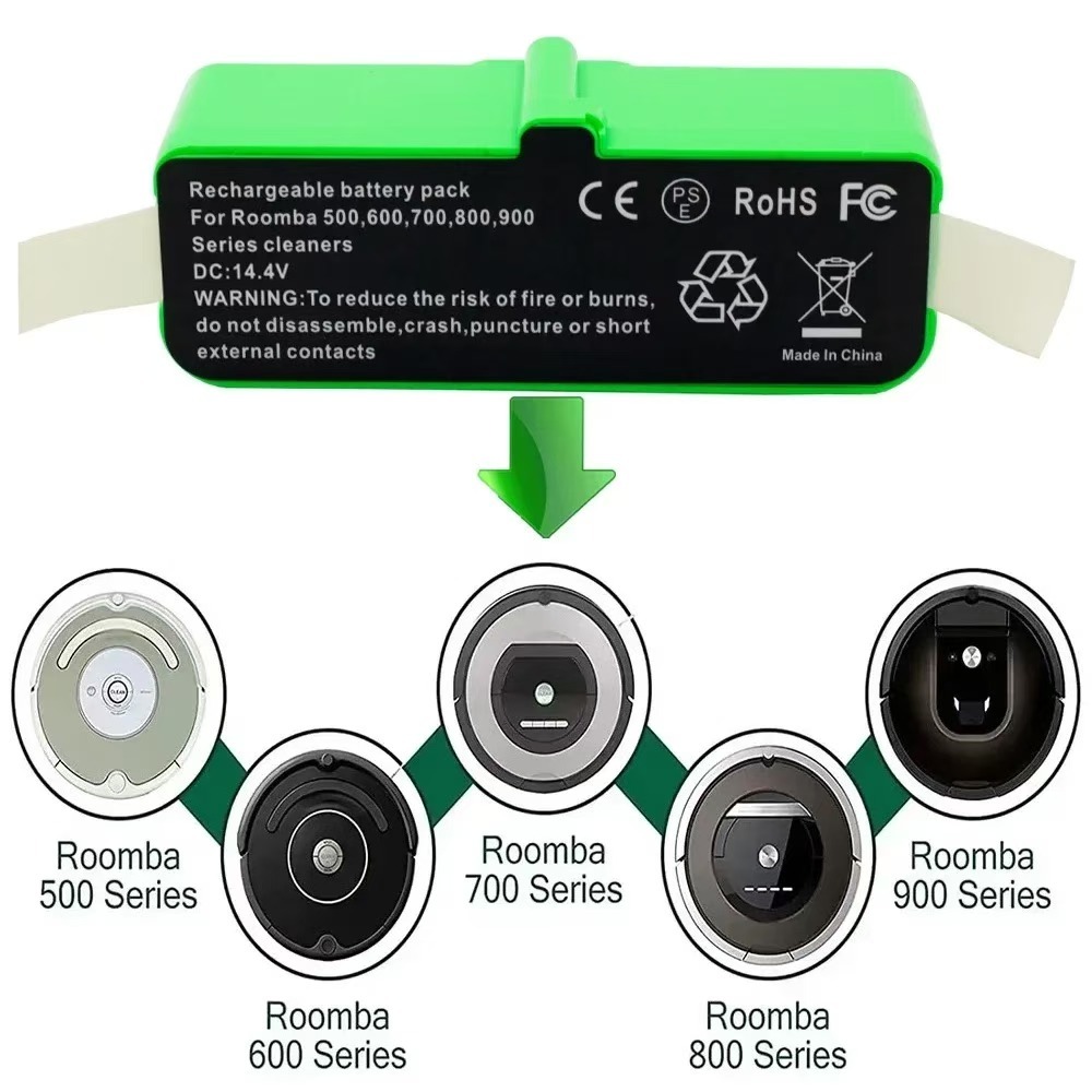 Next day of available iRobot battery iRobot Roomba Steel battery 500 ...