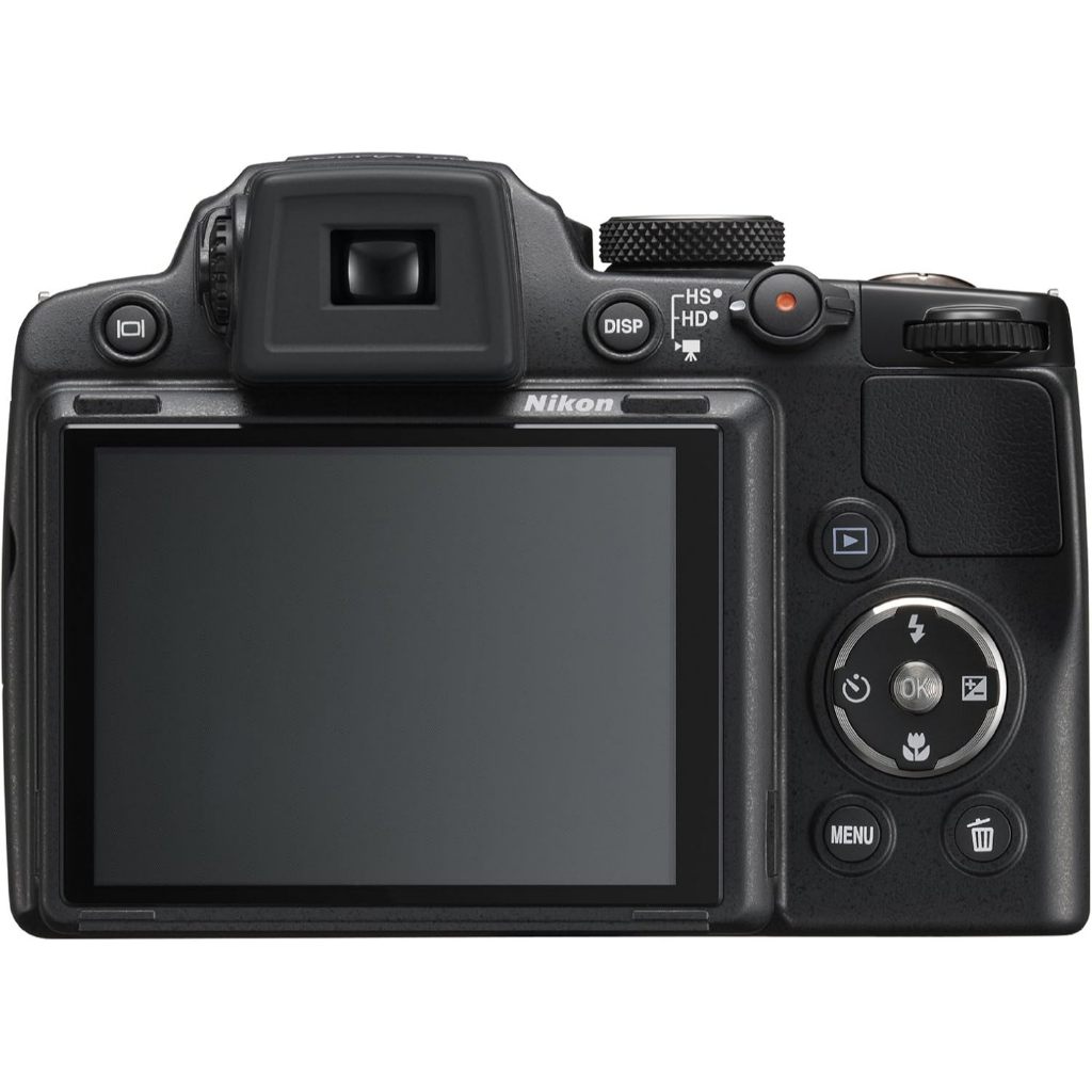 Used】Nikon Digital Camera COOLPIX P500 Black P500 12.1MP Back