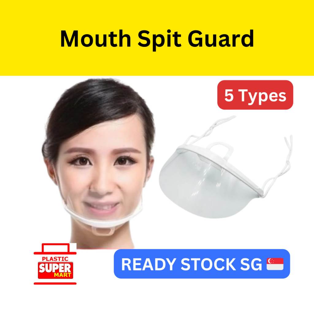Spit Guard【10/20PCS】Mask Food Hygiene Mouth Shield Sneeze Droplet ...
