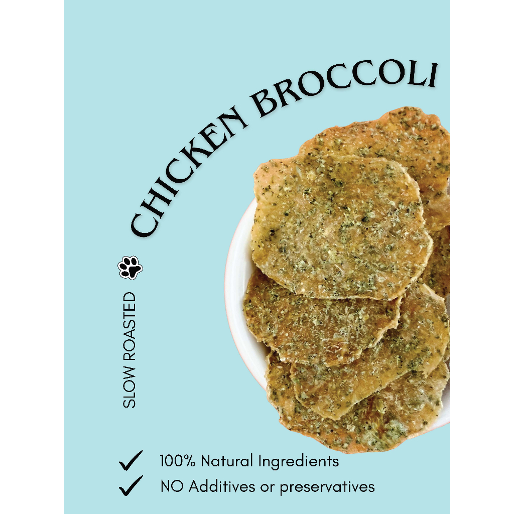 Slow Roasted Chicken with Broccoli (50g) | Shopee Singapore