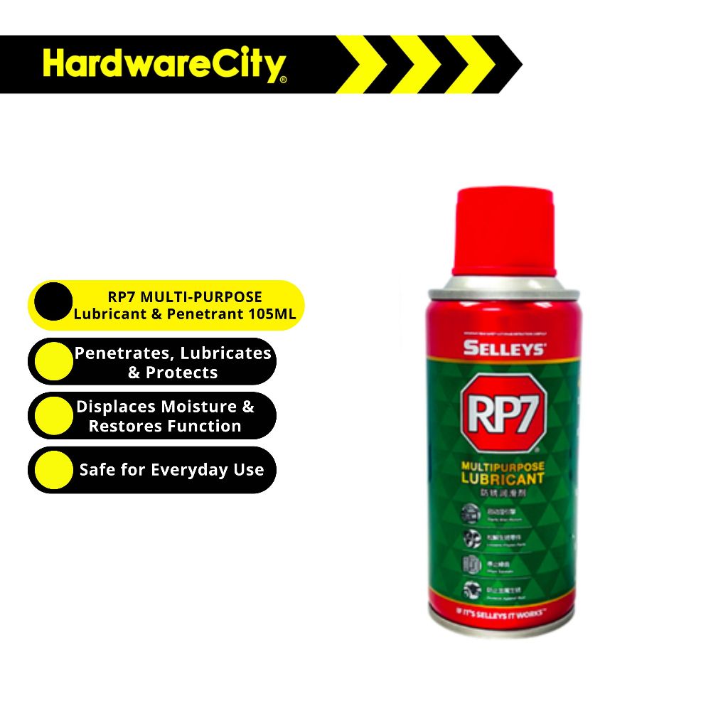 Selleys RP7 MULTI-PURPOSE Lubricant & Penetrant 105ML | Shopee Singapore