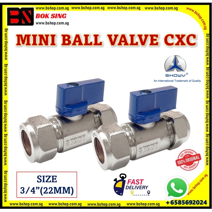 SHOWY 5125 CXC MINI BALL VALVE/3/4