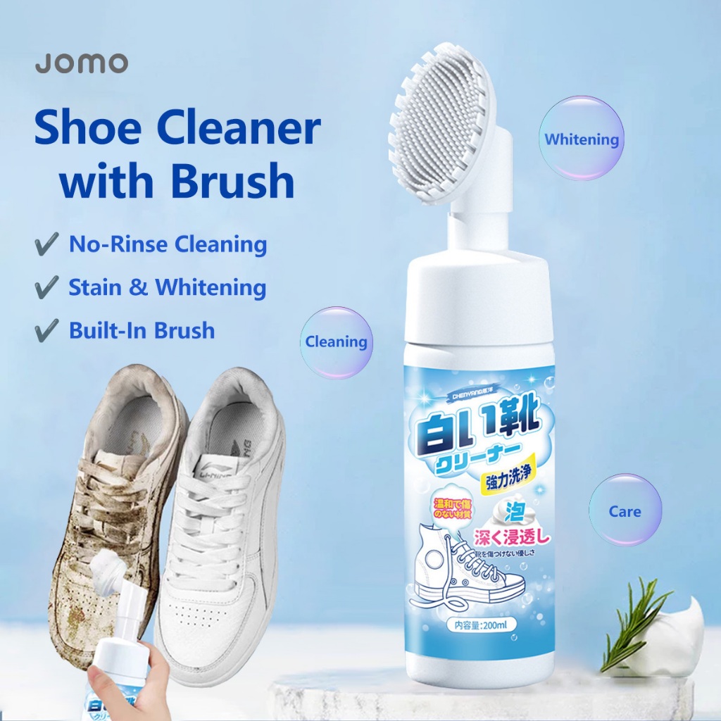 SG Ready Stocks JOMO Japan Shoe Cleaner Brush Shoes Cleaner Foam Stain ...