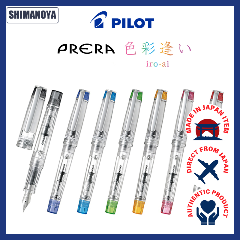 Pilot Prera Fountain Pen Iro-ai with Converter con-40 calligraphy pen F ...