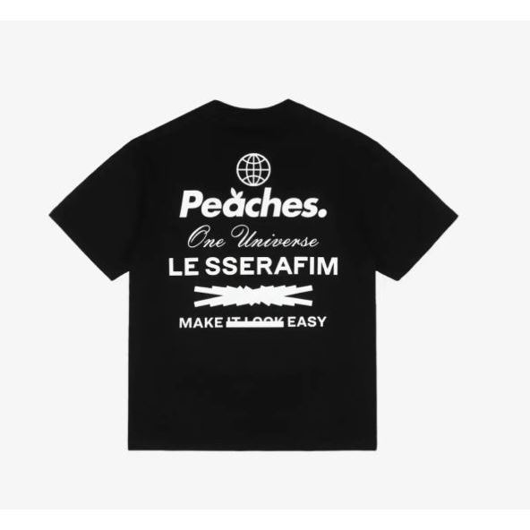 LE SSERAFIM [LE SSERAFIM x Peaches.] STAPLE T-SHIRT collaborative