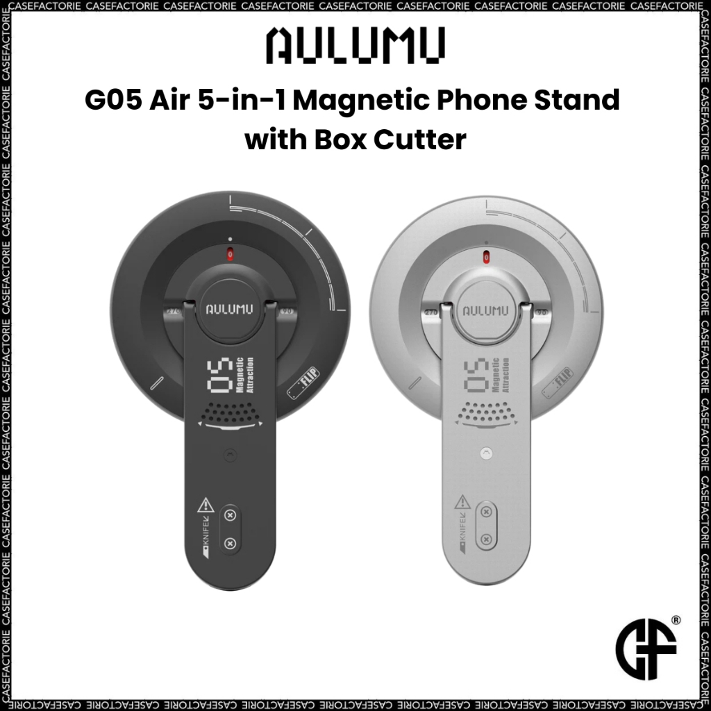 AULUMU G05 Air 5-in-1 Magnetic Phone Stand with Box Cutter | Shopee ...