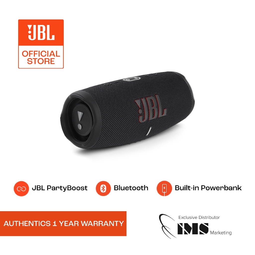 JBL Charge 5 - Portable Waterproof Speaker with in-built Powerbank