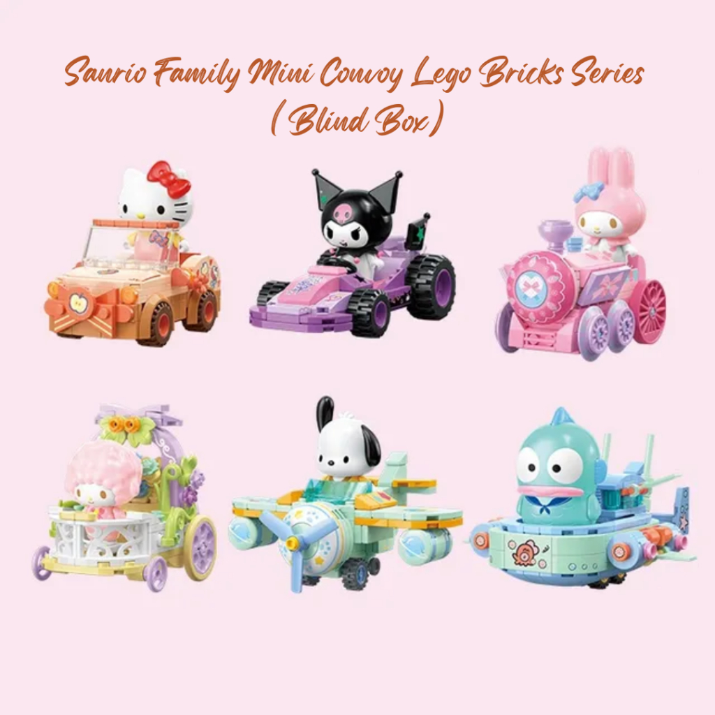 TOPTOY Sanrio Mini Convoy Brick Blind Box for Kids Age 6 and Above ...