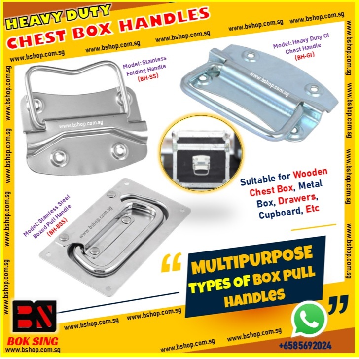 HEAVY DUTY GI BOX HANDLE/ WOODEN CHEST SS BOX HANDLE/ FOLDING PULL ...