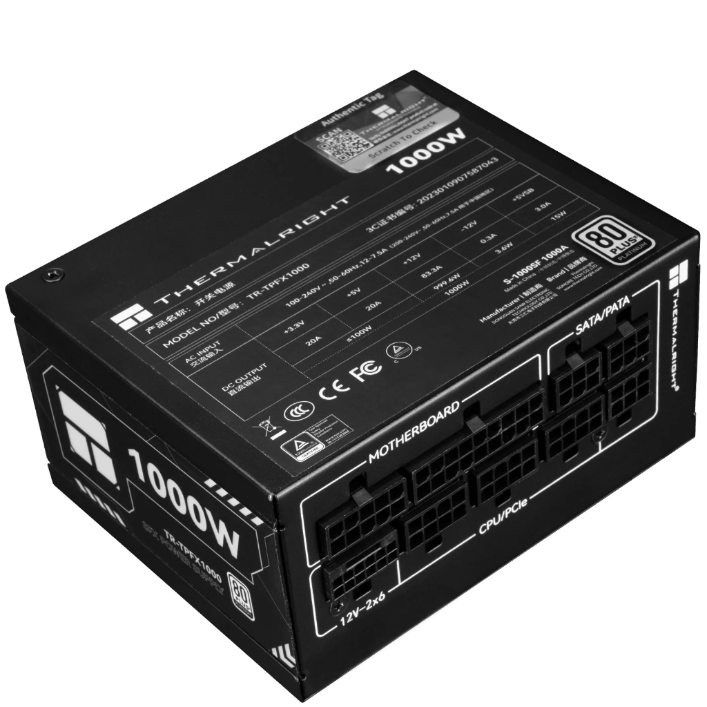 SFX] THERMALRIGHT TPFX 1000W 80+ PLATINUM ATX3.1 PCIe5.1 MODULAR