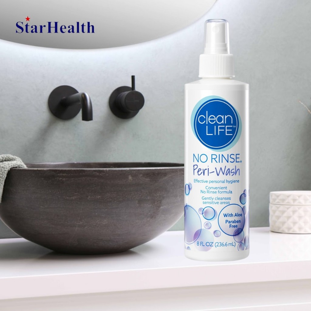 CleanLife No Rinse Peri-Wash 8oz from USA🫧Waterless🫧Senior Care/ Post ...