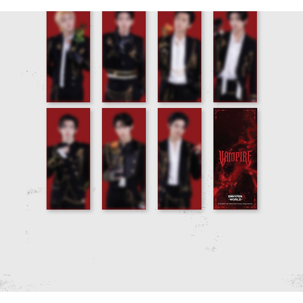 VAMPIRE BASIC ver.) ENHYPEN - WORLD COUPON CARD COLLECTION (20th