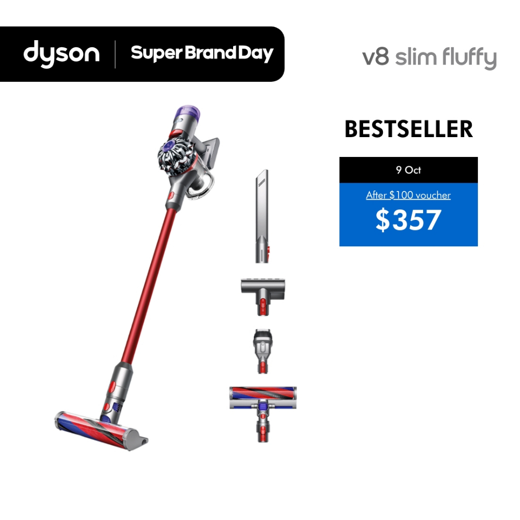 Dyson v8 slim fluffy 【公式通販】