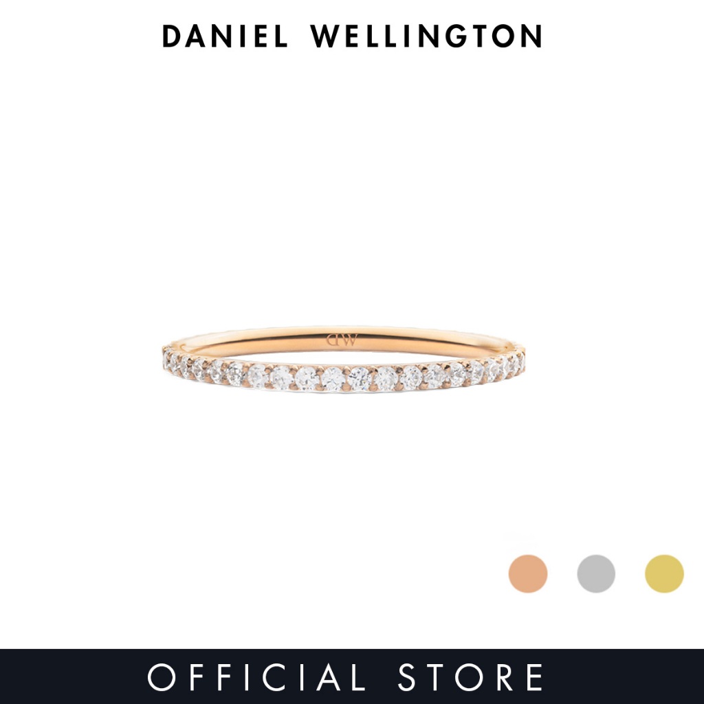 Daniel Wellington Mirelle Eternity Ring 1.4mm Rose Gold / Silver / Gold ...