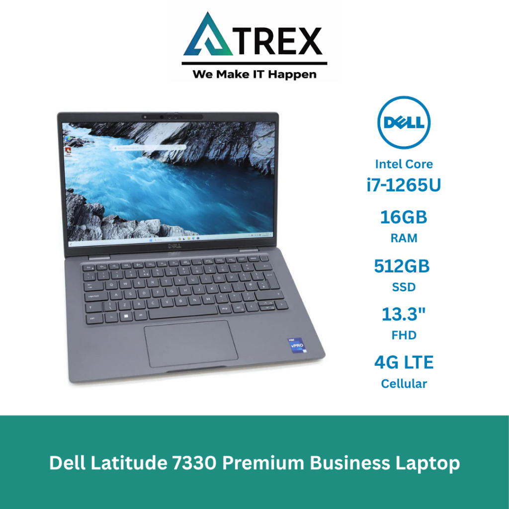 FREE MS OFFICE] Dell Latitude 7330 Premium Business Laptop | 13.3