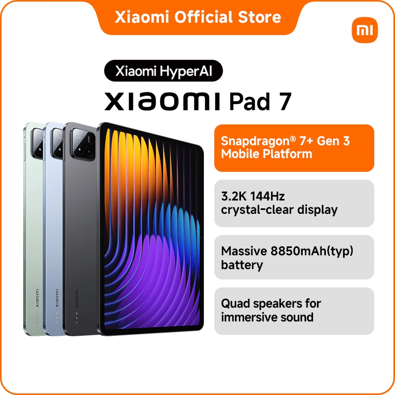 (新品) Xiaomi Pad 7 8GB RAM 256GB ROM 国内版 Xiaomi Pad 7 11.2 Inch WIFI 8GB RAM 256GB Blue (Snapdragon 7+ Gen