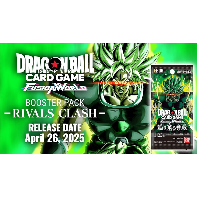 Dragon Ball Super Card Game Fusion World Rivals Clash FB-06 Booster Box  (Japanese) | Shopee Singapore