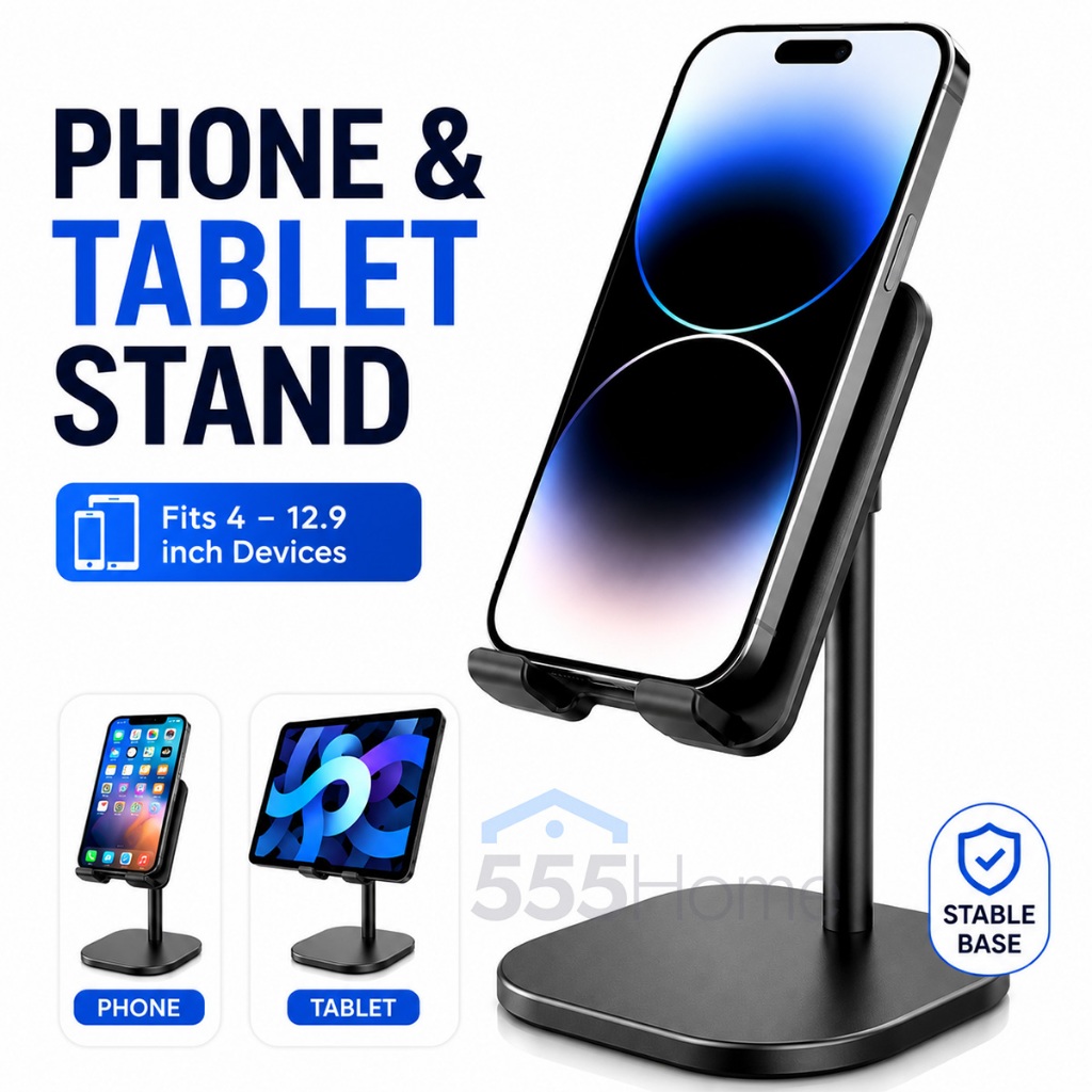 [SG] Table Phone Stand | Smartphone Tablet Holder | Adjustable Height ...
