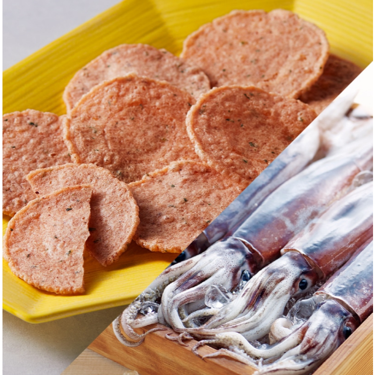 BANKAKU Osaka limited edition IKATEN Squid Tempura Rice Crackers