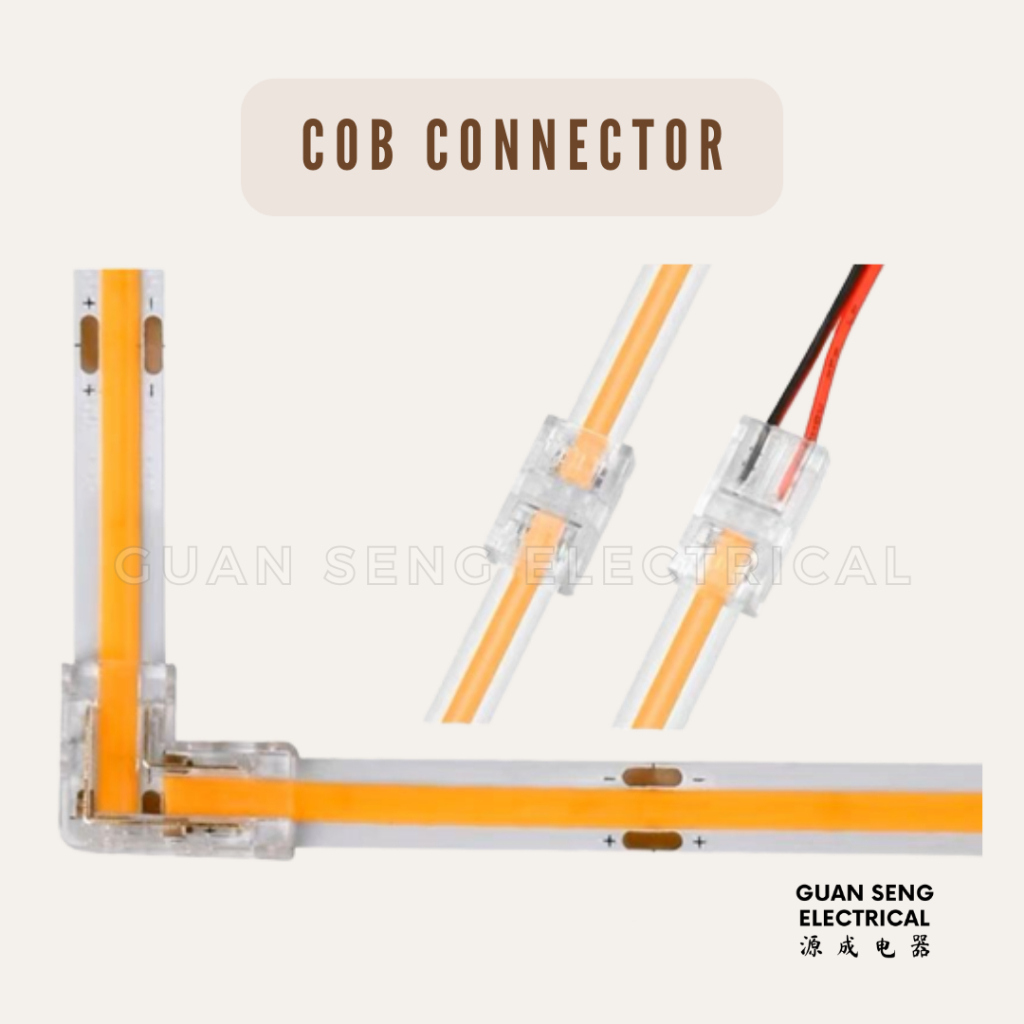 COB Connector for COB LED Strip 8mm 10mm 12mm | Guan Seng Electrical ...