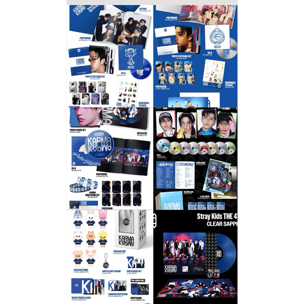 699 c/u • Stray Kids – KARMA [The 4th Full Album – Ceremony Ver