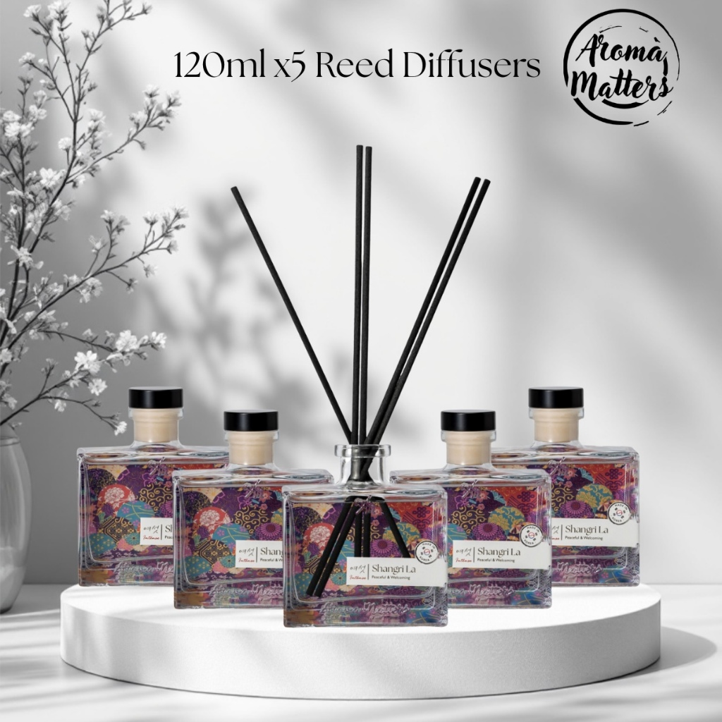[MEGA STEALS] Aroma Matters | x5 120ml Reed Diffuser | Shopee Singapore