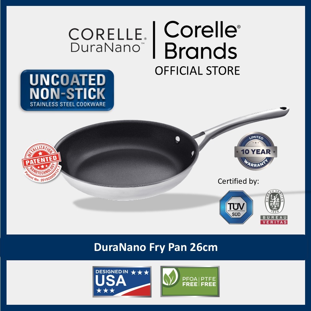 CORELLE DuraNano Fry Pan 26cm | Shopee Singapore