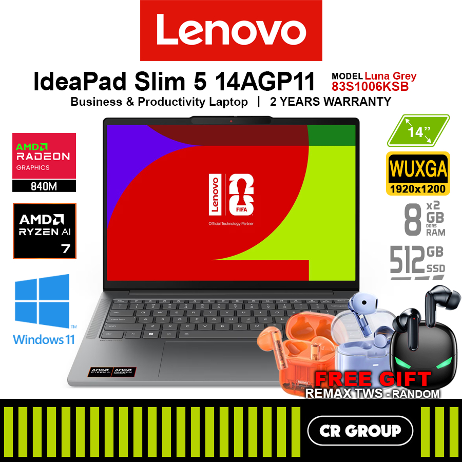 Lenovo IdeaPad Slim 5 14AGP11 - AMD Ryzen AI 7 445 - AMD Radeon 840M ...