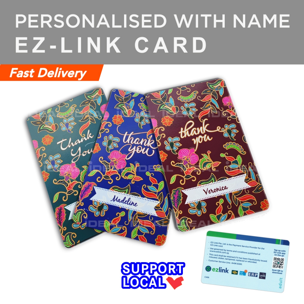 EZ Link Card Gift Customization name | Shopee Singapore