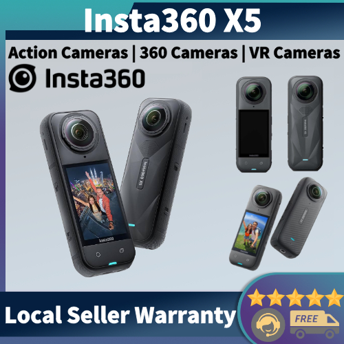 Insta360 X5 Standard Action Camera 8K30fp Smartest Waterproof Toughest ...