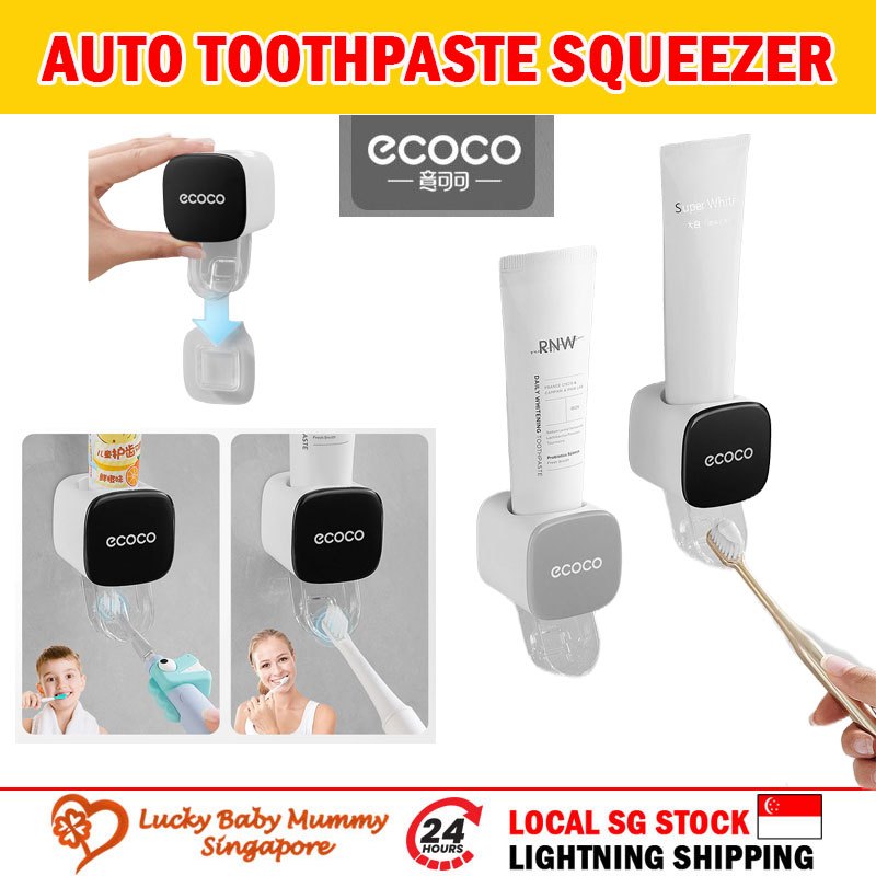 Ecoco Automatic Toothpaste Dispenser | Punch-Free | Dual Use for Kids ...