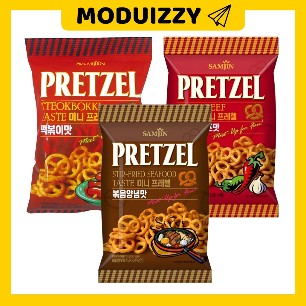 Samjin ★] * Ready to stock * Mini Pretzel 70g stir-fried seasoning ...