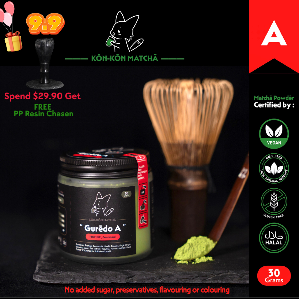 9.9 Deal KŌN-KŌN MATCHĀ | Premium, Matcha Ceremonial Grade A | 100% ...