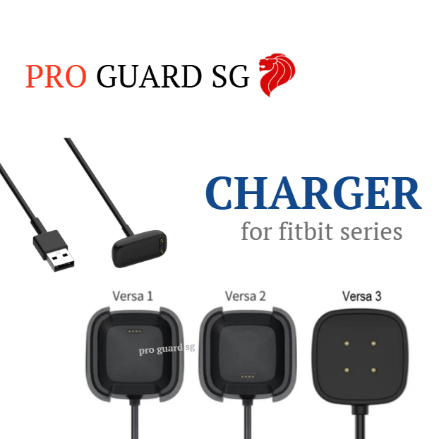 SG] CHARGER Fitbit Versa Sense USB Charging Cable Dock