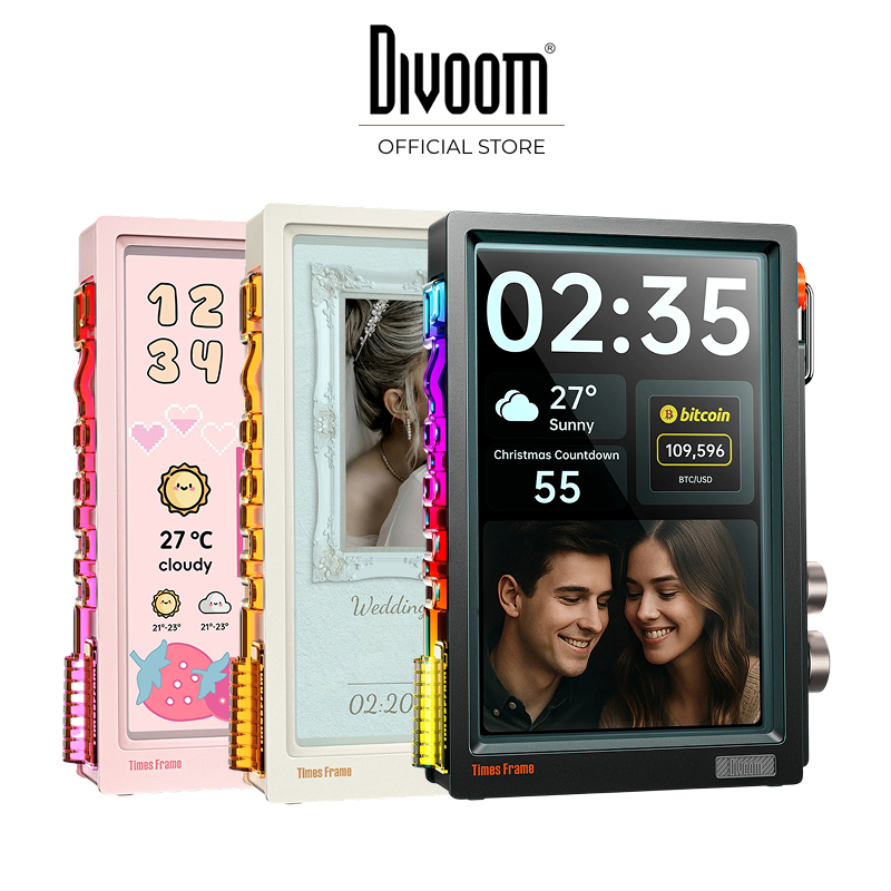 Divoom Times Frame Smart Pixel Art Frame – WiFi Digital Display