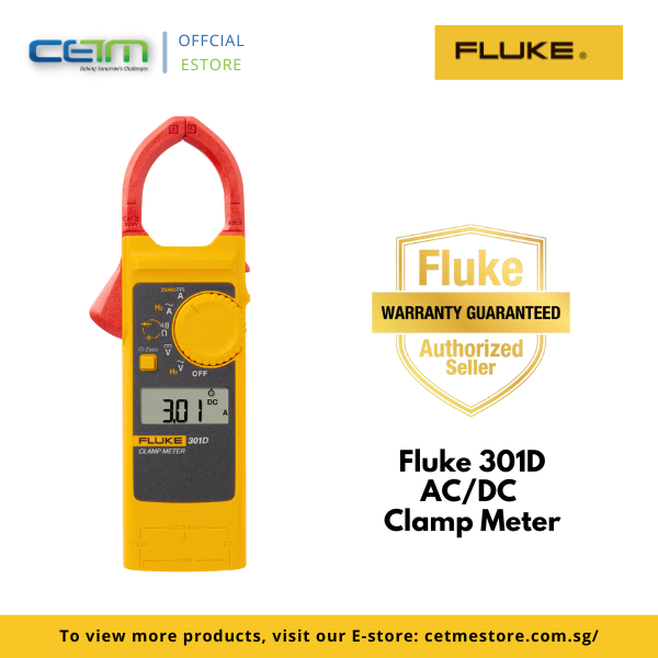 Fluke 301D AC/DC Clamp Meter | Shopee Singapore